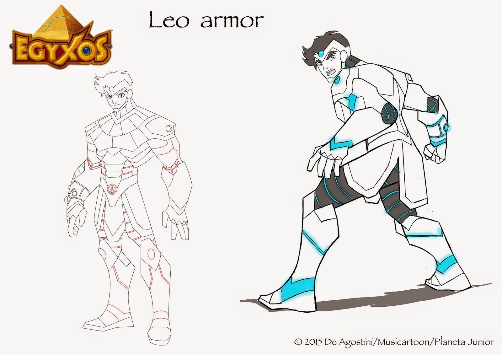 Как нарисовать лео из египтуса