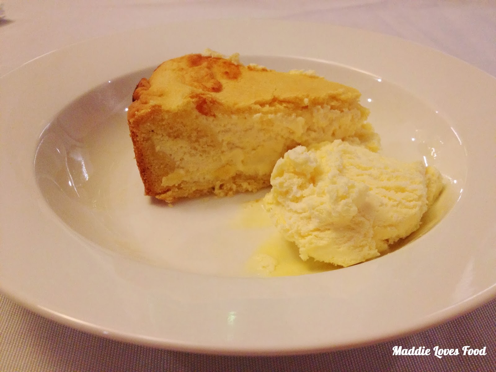 Italian Baked Ricotta Cheesecake Maddie Loves Food