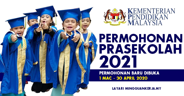 Cara Mohon Online Eprasekolah Kemasukan Prasekolah Kementerian Pendidikan Malaysia Tahun 2021 Mingguan Kerja