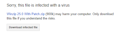 Warning For Virus Winzip Patch