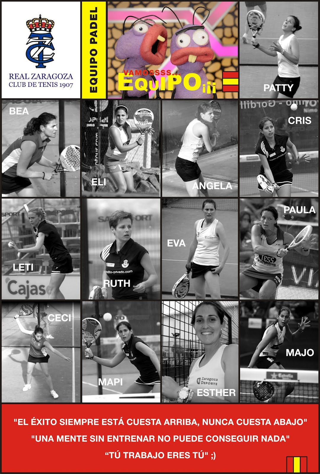 Locos por el padel...