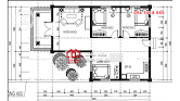 Mẫu nhà cấp 4 mái thái chữ L đẹp hiện đại đầy đủ công năng - Mã số BT1010 - Ảnh 2
