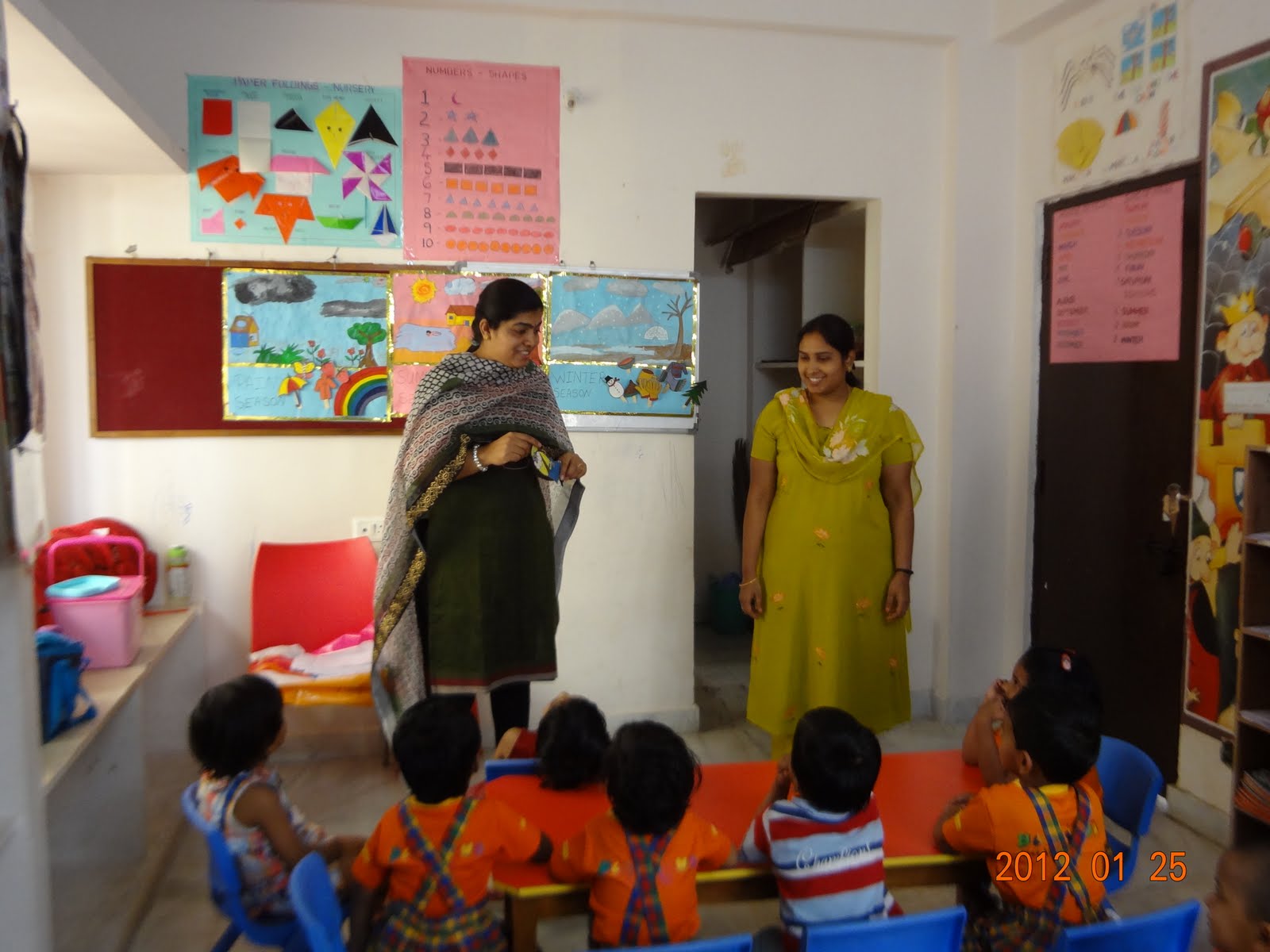 GlobalTeachers Training Bharathi Vidyalaya Chandanagar Students Of 
