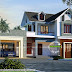 Beautiful sloping roof house in 2205 sq-ft