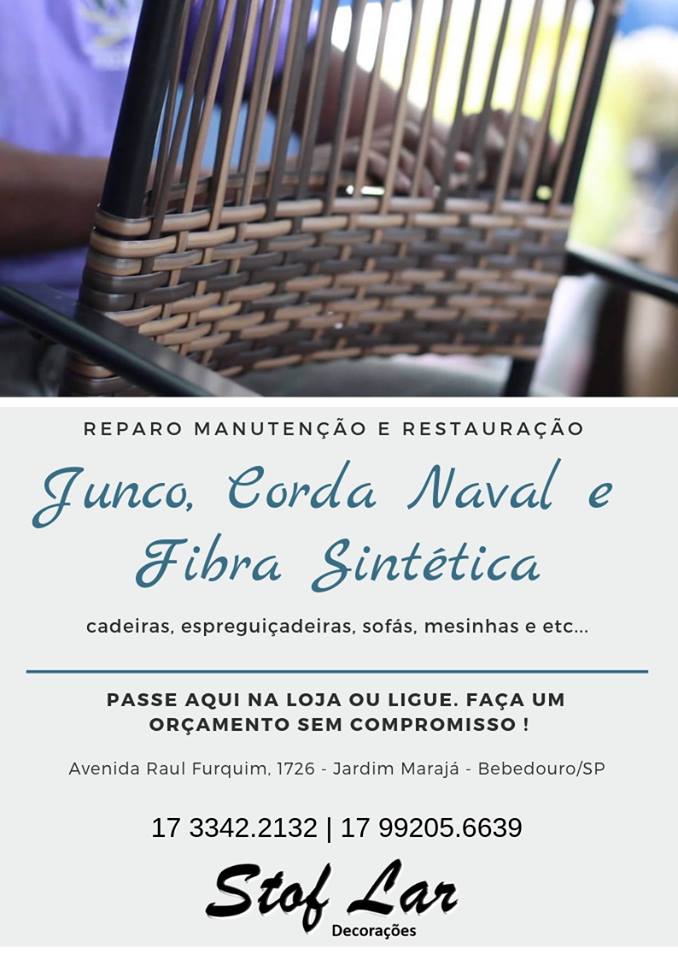 MANUTENÇÃO DE JUNCO/FIBRA