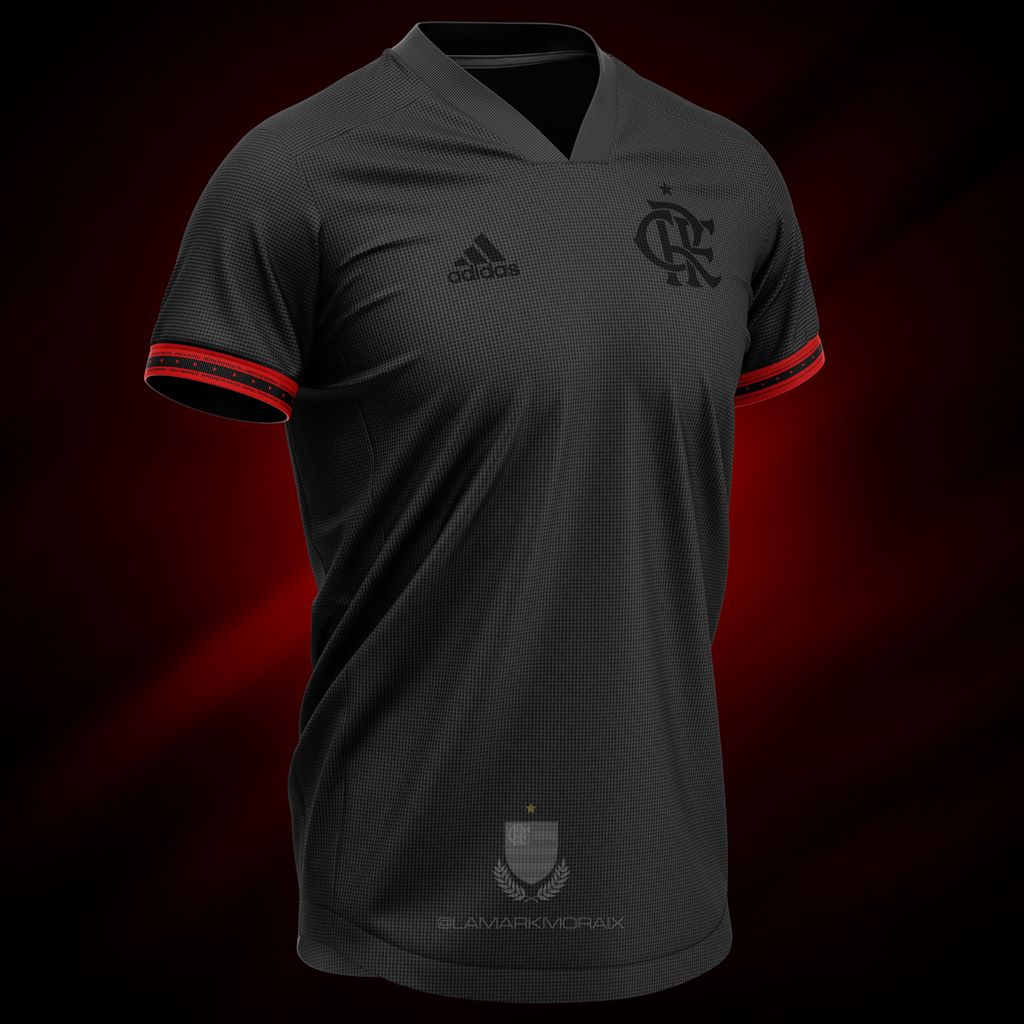 camisa do flamengo preta e cinza