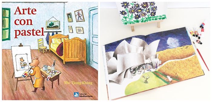 cuento infantil Día Libro Arte con pastel editorial Mediterrània