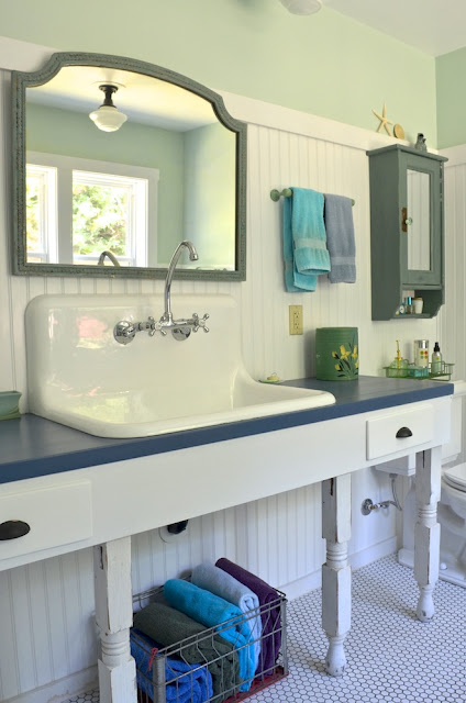 La Maison Boheme: My Mama's Spectacular Bathroom Remodel