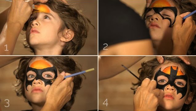 Pintar la cara batman