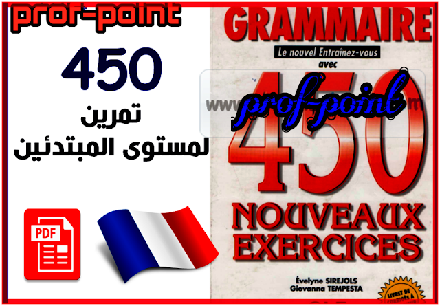 Téléchargez le livre de grammaire française pour l'apprentissage avec 450 exercices pour le niveau débutant PDF