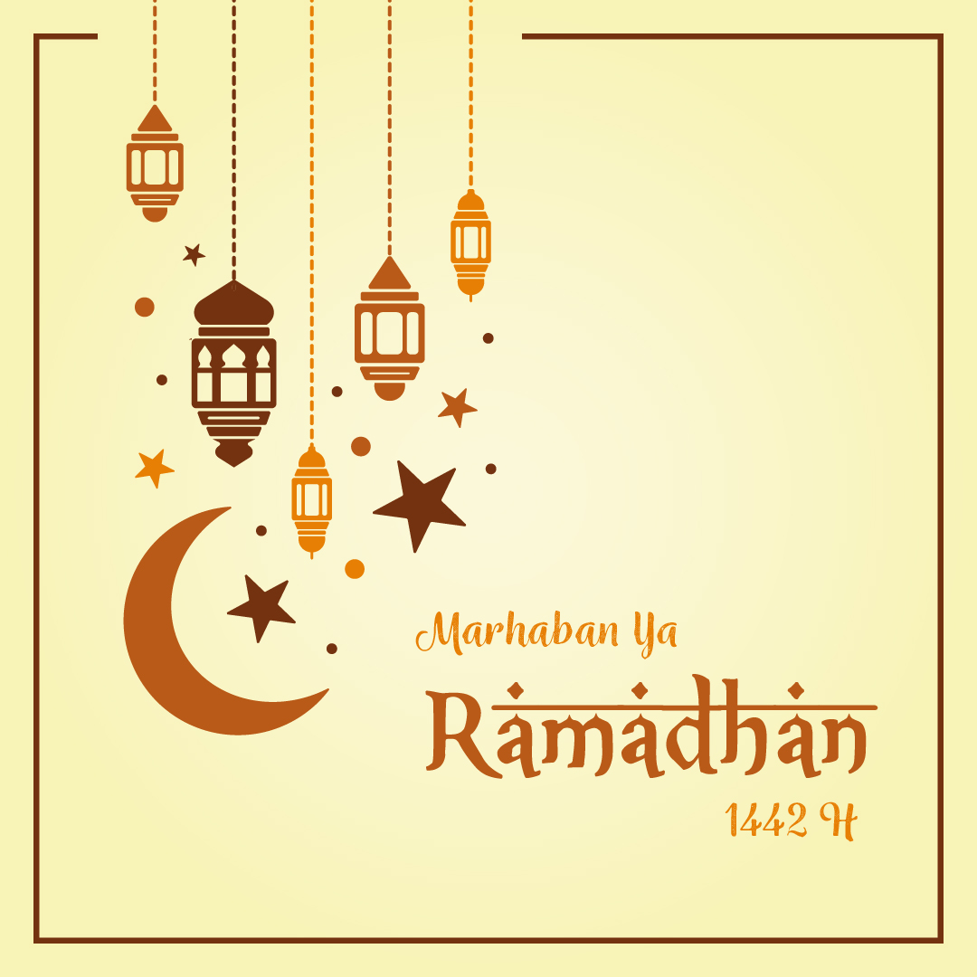 Gambar Ucapan Marhaban Ya Ramadhan 1442 H / 2021 M - SKETZHBOOK
