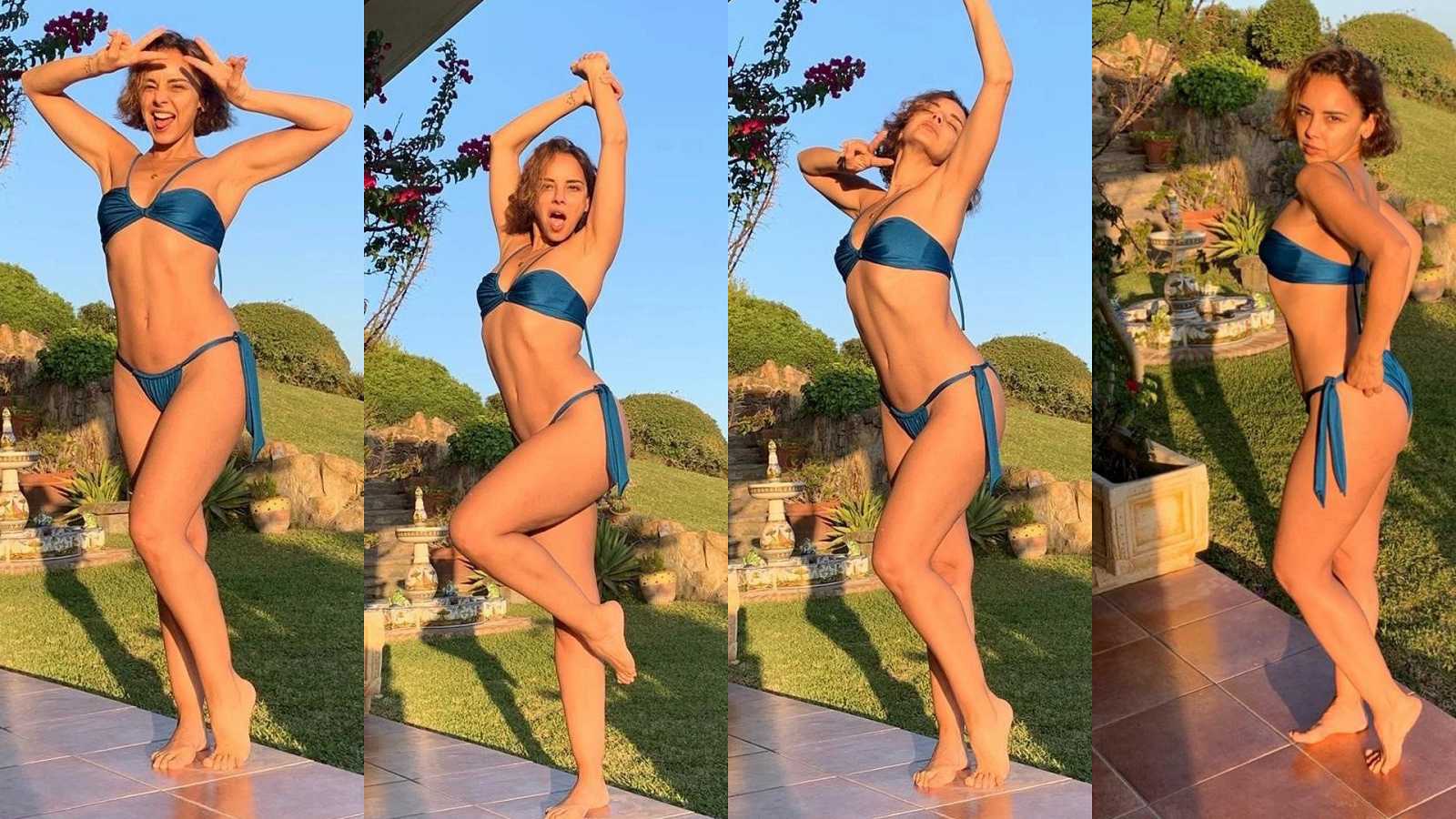  Chenoa acalora Instagram con bikini azul (+Fotos)