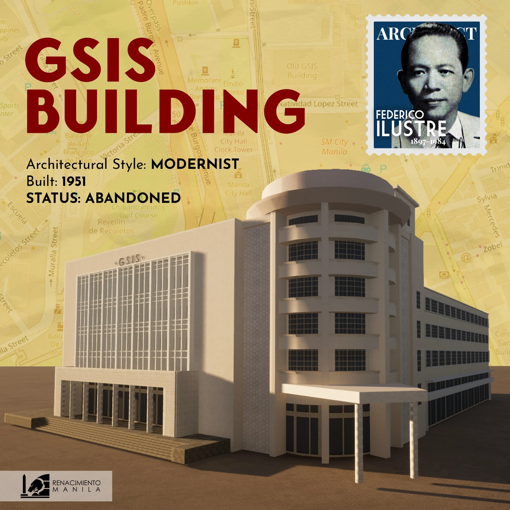GSIS Building - Federico Ilustre (1912-1989)