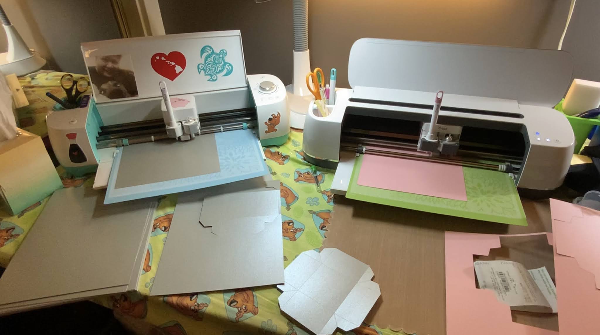 Handmade for You by Mehana Two Cricuts at Once I felt like a champ!