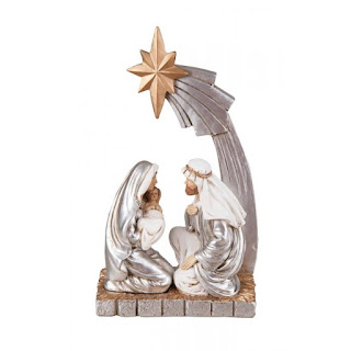 Silver Nativity Scene Figurine - Giftspiration
