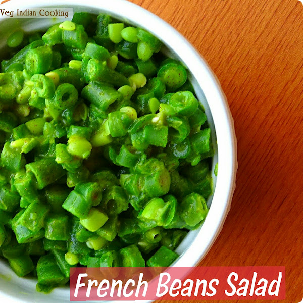 Veg Indian Cooking French Beans Salad