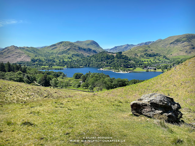 Ullswater walk Howtown Sandwick Glenridding best walk route map Steamer Boat Lake District lakes