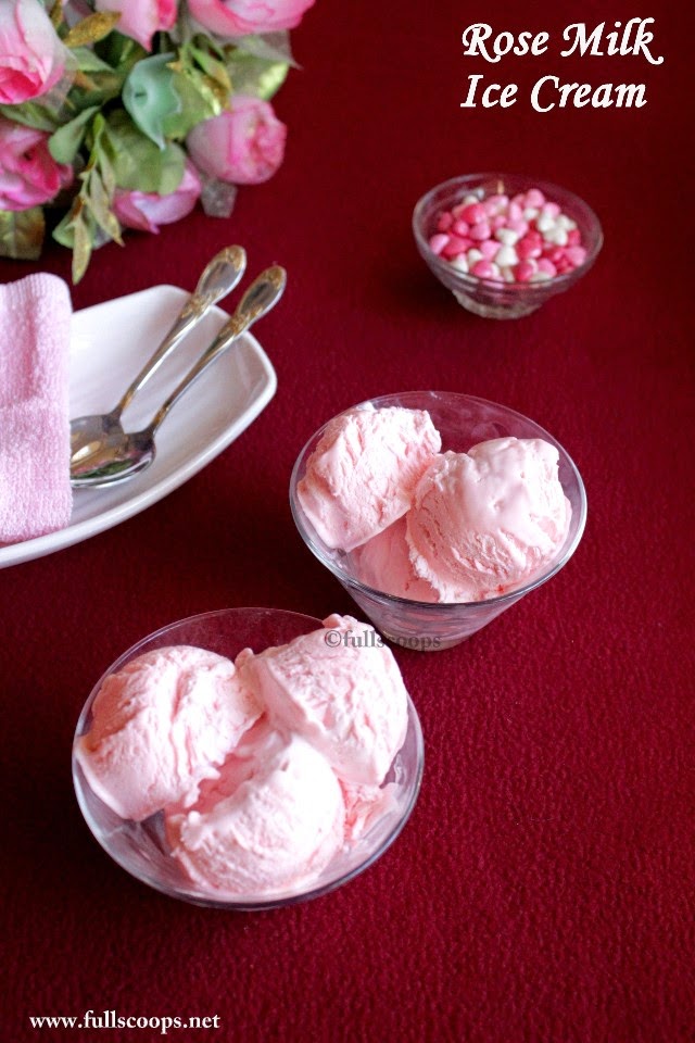 Rose Milk Ice Cream