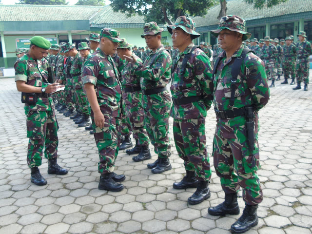 Kodim Karanganyar - Latihan Perorangan Dasar Umum Teritorial dan Intel Tahun 2020 Kodim 0727 Karanganyar