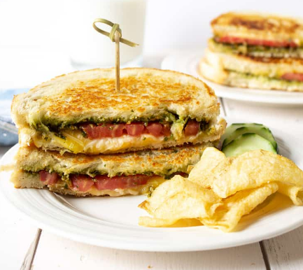 Pesto Grilled Cheese Pesto Grilled Cheese