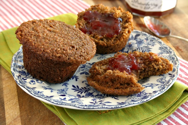 Light Textured Buttermilk Bran Muffins with Natural Bran