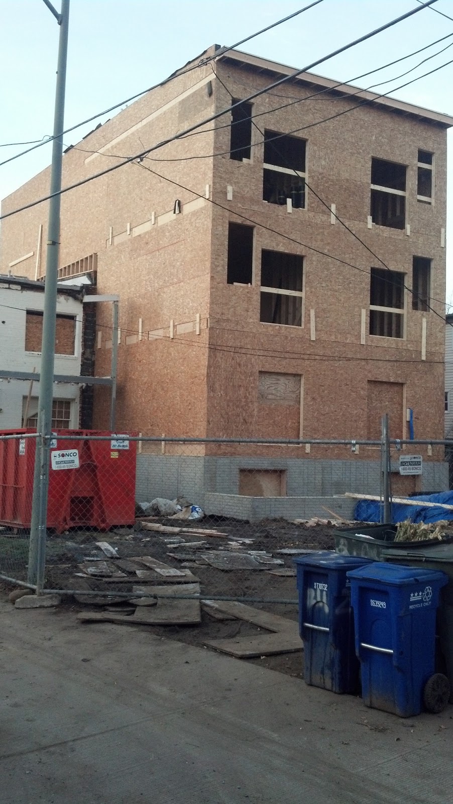 bloomingdale DC zoning regulations review 2 large rear extensions