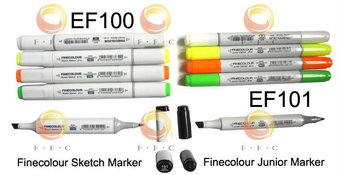 Art Marker Showdown: Copic Sketch Vs. FineColour Markers