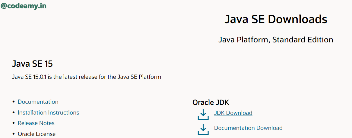 install java