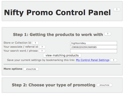 Nifty Promo Control Panel