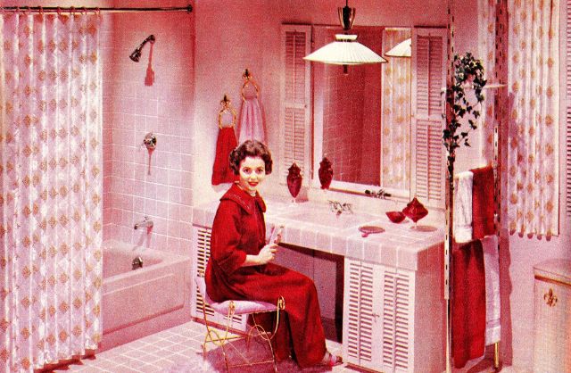 Vintage Bathrooms from 1950s