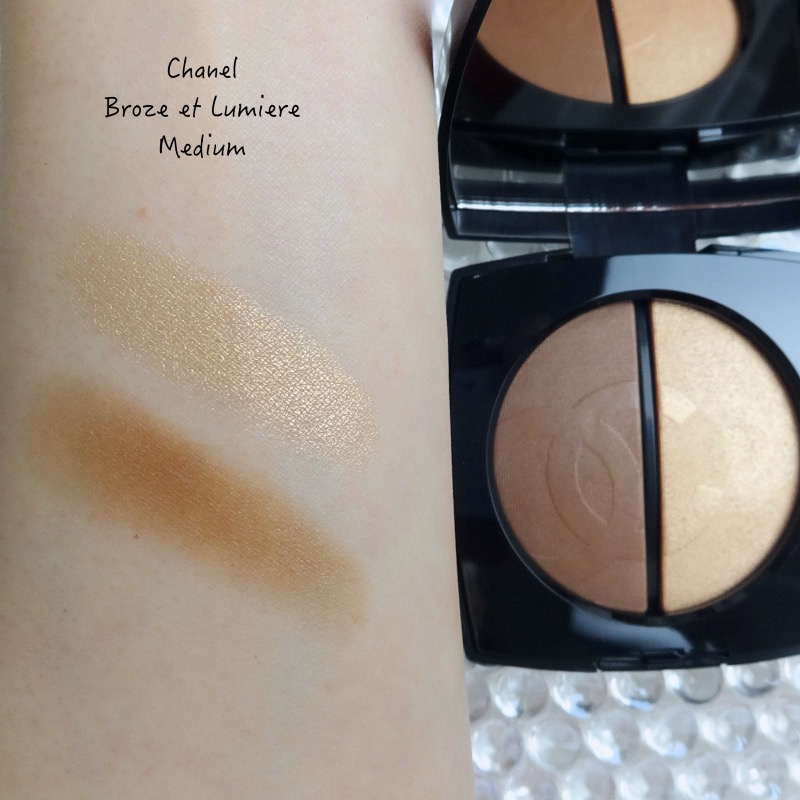 Chanel Duo Bronze et Lumiere / Bronzer and Highlighter Duo Review, Swatches Chanel  Bronzer and Highlighter Duo Review