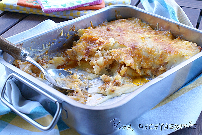 Pastel de patata y carne