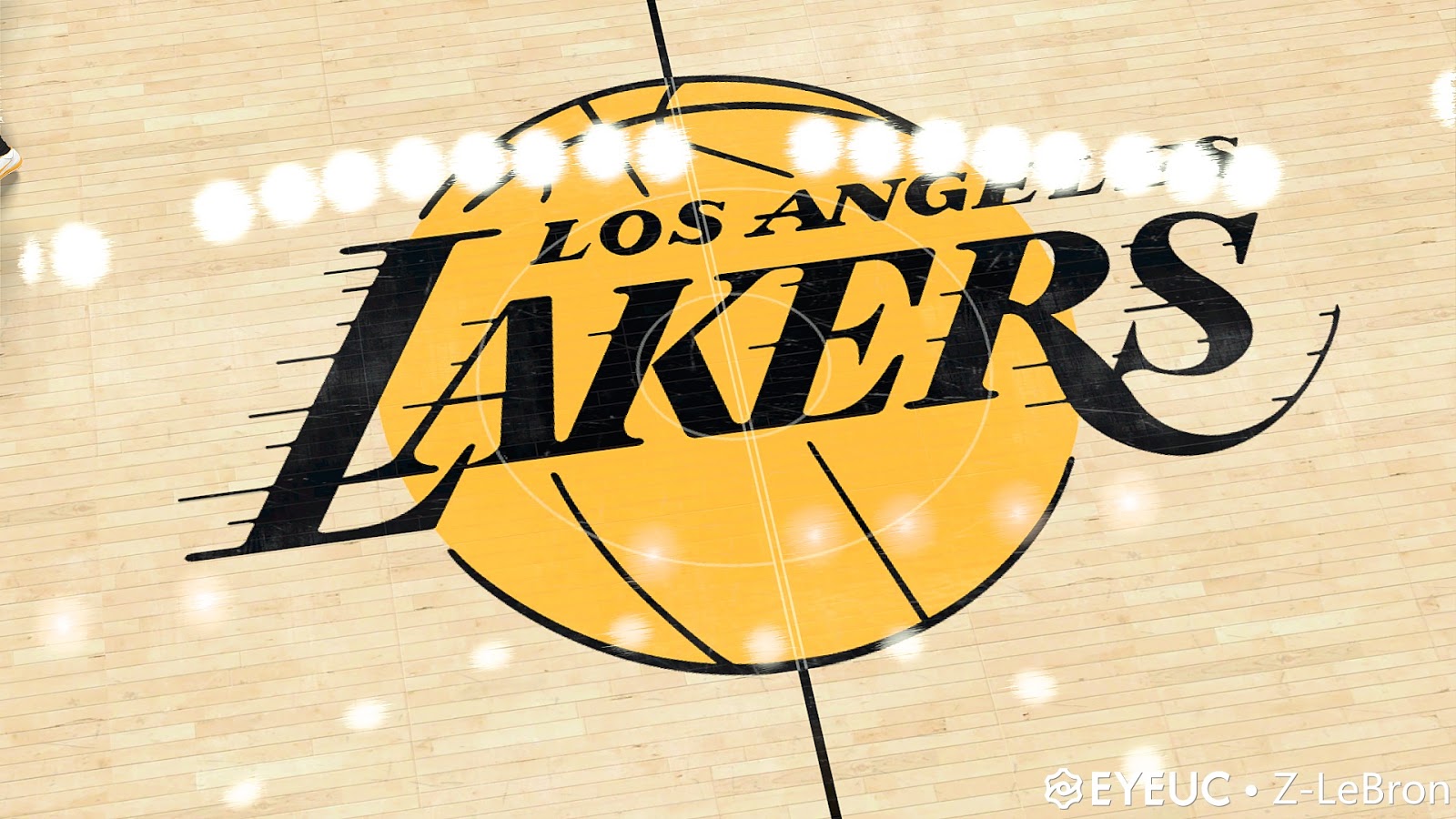 Lakers Court Black Mamba Version By Z-LeBron [FOR 2K20]