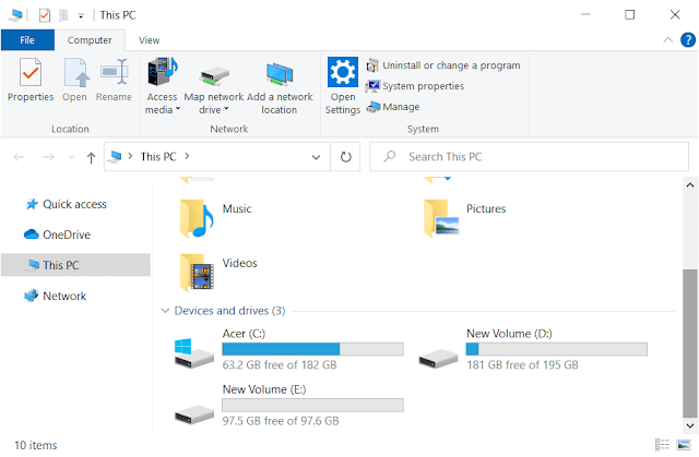 ssd partition