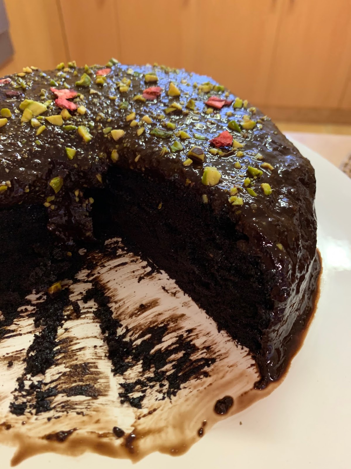 Sia's Cooking Blog Nigella's Gluten Free Dark and Sumptuous Vegan Chocolate Cake