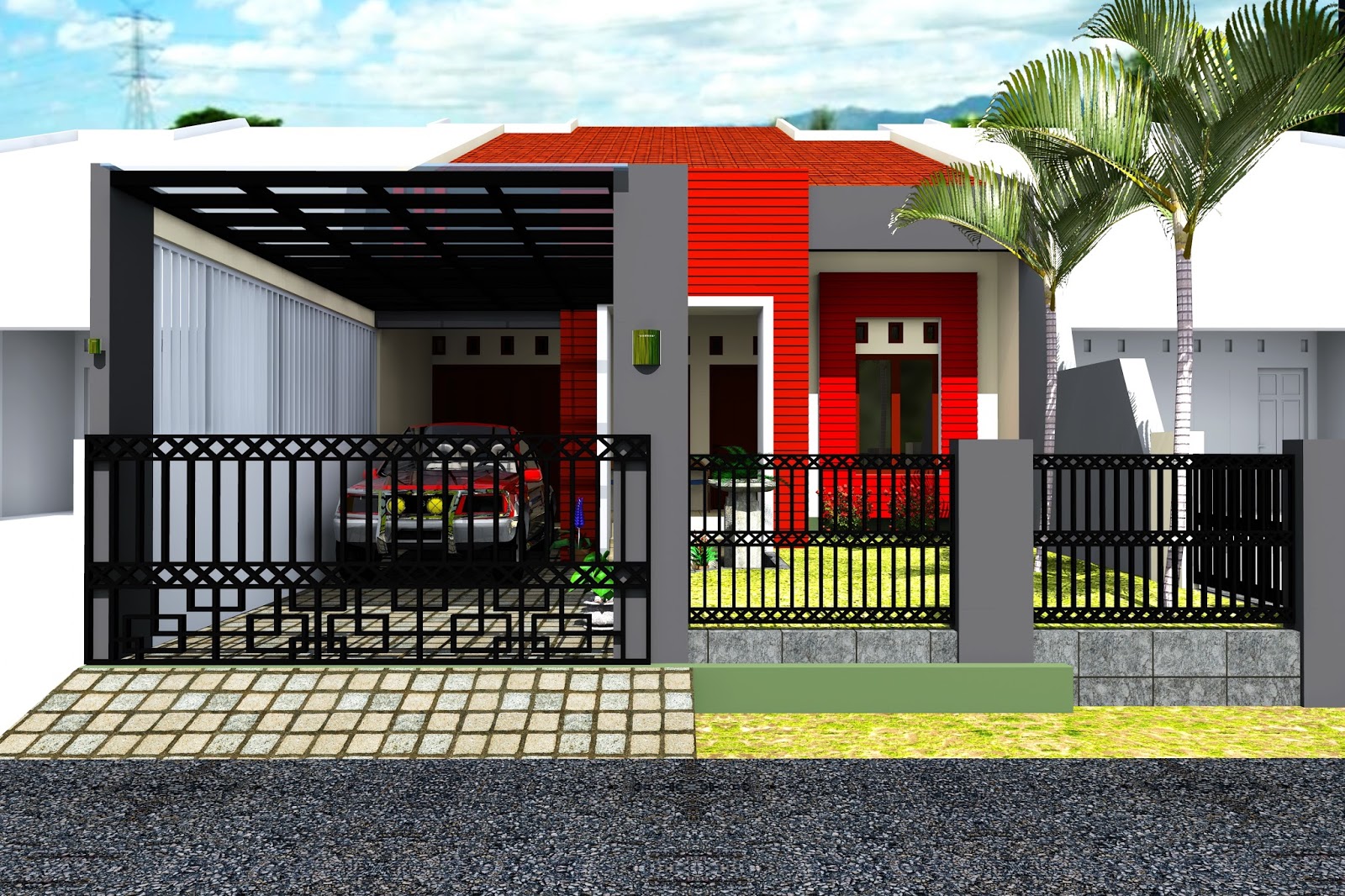 Gambar Cat Rumah Warna Merah Galerihom Gambar Cat Rumah Warna Merah Galerihom