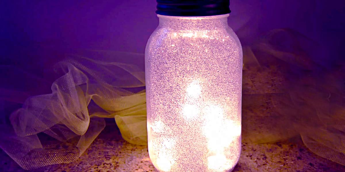 Glitter Fairy Mason Jar Night Light…Simply Stunning ...
