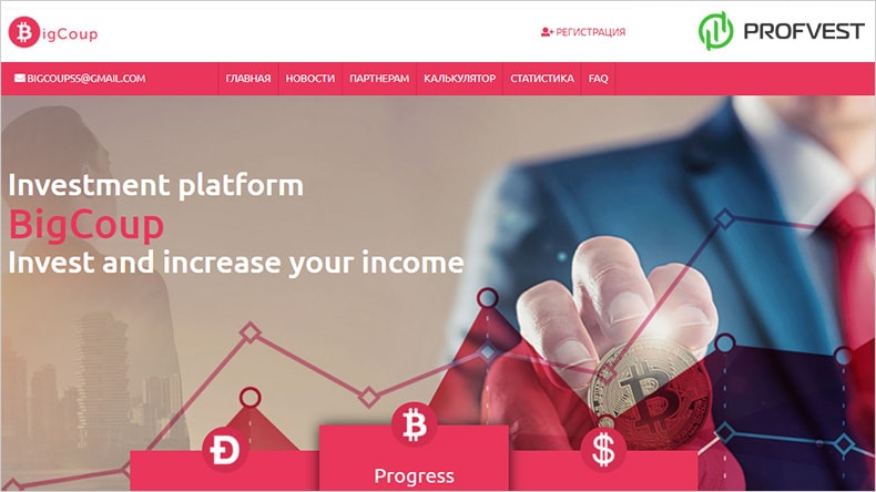 BigCoup: обзор и отзывы о bigcoup.cc (HYIP платит) BigCoup обзор и отзывы HYIP-проекта