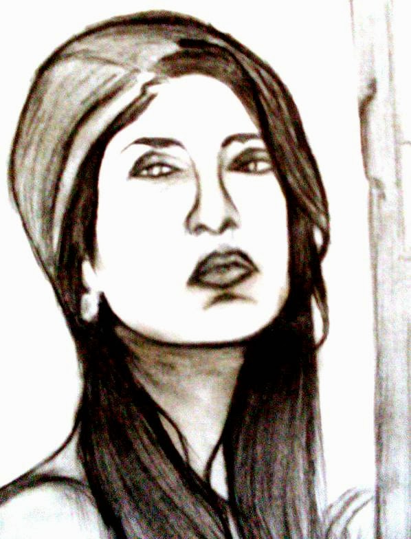 bhanu sketch Kareena Kapoor Sketch