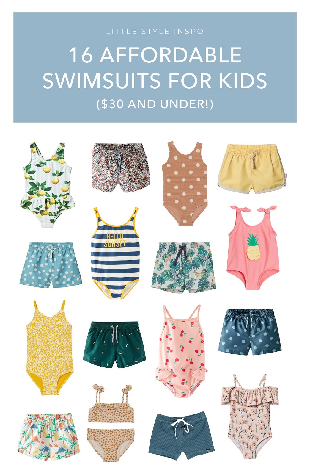Cute and Stylish Swimwear for Kids | Little Style Inspo
