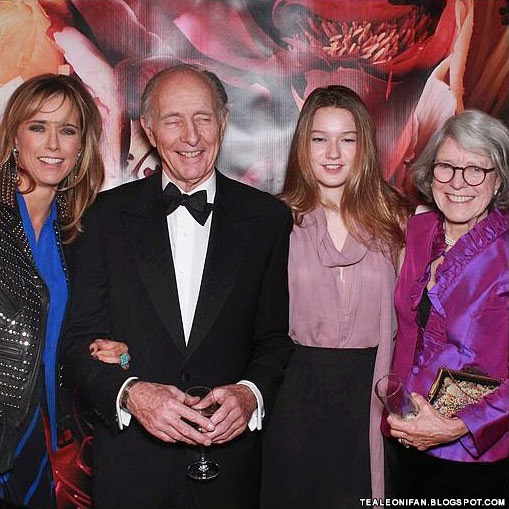 Téa Leoni, West Duchovny, and Family at the Unicef Snowflake 2013