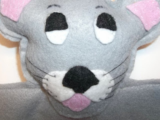 Detail of mouse puppet whiskers