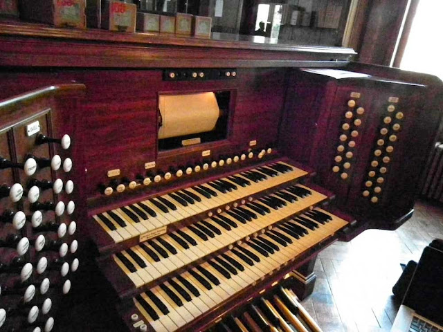 Skinner organ, Chateau de Candé, Indre et Loire, France. Photo by Loire Valley Time Travel.