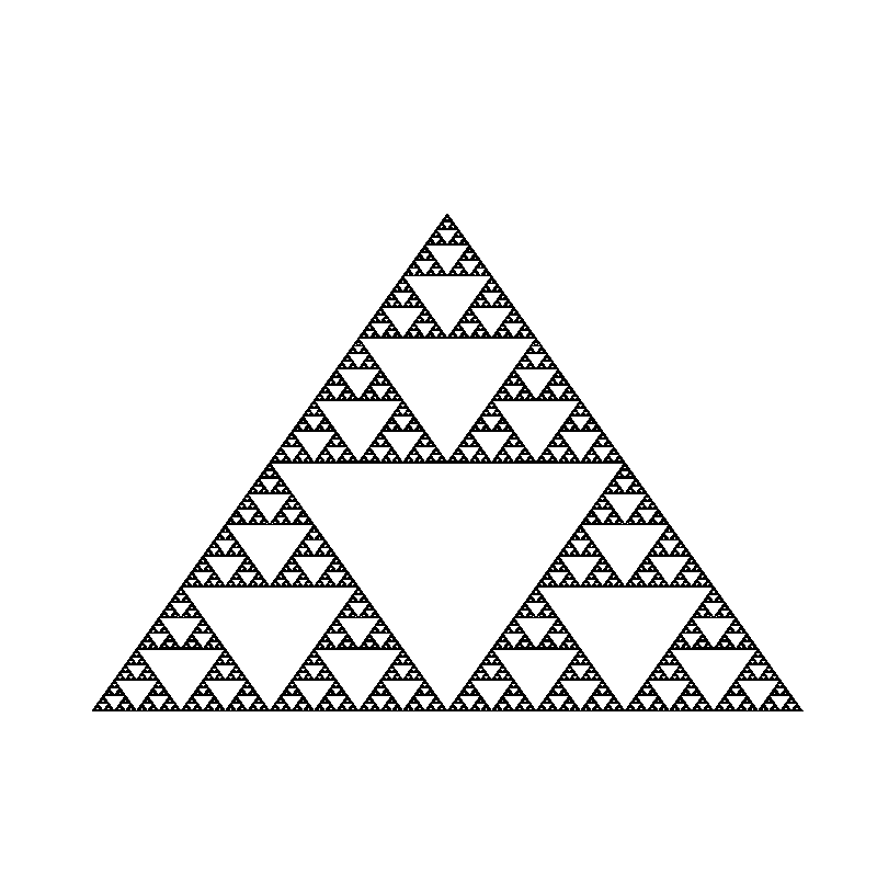 Sierpiński's Triangle.