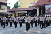 Upacara Korps Raport Kenaikan Pangkat Pengabdian, Perwira dan Bintara Berjumlah 29 Personil di Polres Pematang Siantar