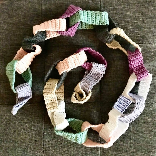 Crochet Chain Link Garland