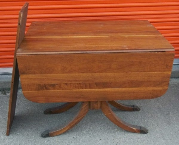 Particularly striking vintage tables!
