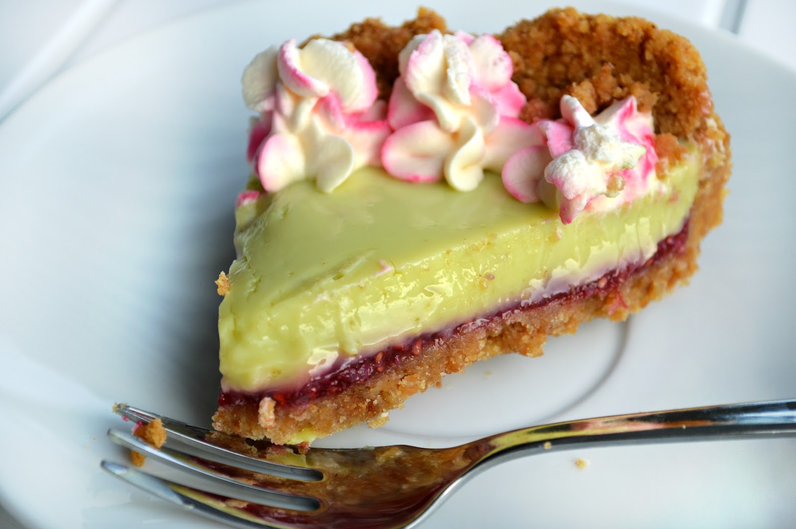 Key Lime Raspberry Pie A lovely cake: Raspberry key lime pie
