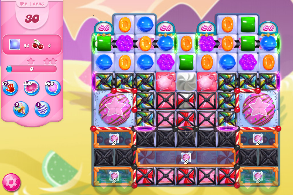 Candy Crush Saga level 8296