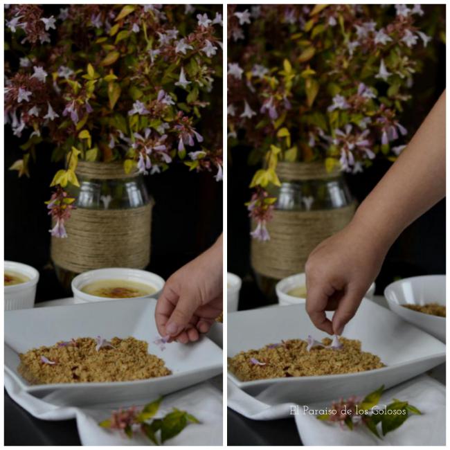 Creme Brulee Con Tierra De Otoño
